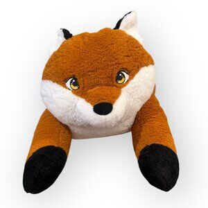 Large IKASA Fox Plush Toy 30 Inches Soft Stuffed Animal Pillow For Kids & Adults